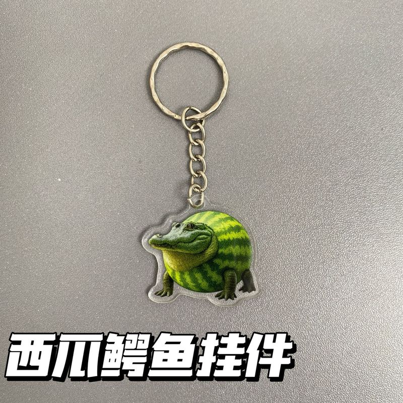 Douyin ホットエッセンス外国山海経アクリル海の怪物面白い抽象キーホルダーインターネット有名人ペンダントギフト|undefined