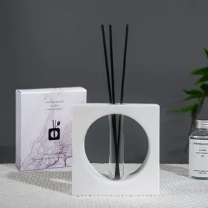 无火香薰几何形状试管藤条香氛摆件家居装饰精油扩香空气清新香薰