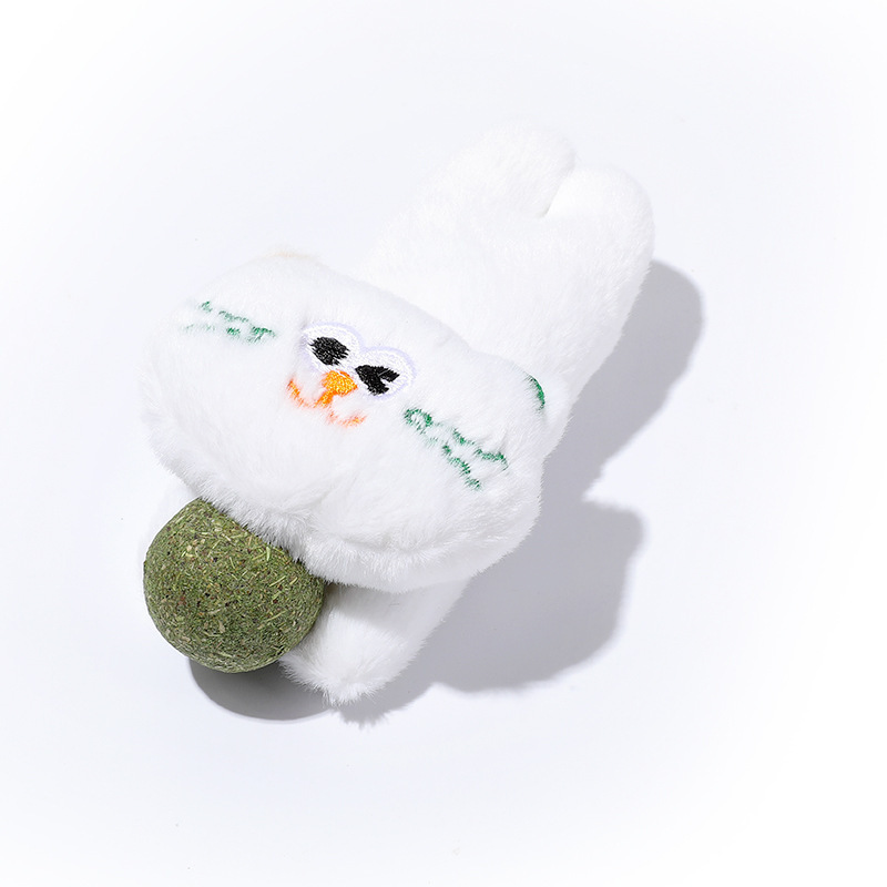 猫薄荷球猫咪舔舔乐小猫毛绒玩具自嗨解闷猫磨牙洁齿猫草球逗猫棒|undefined