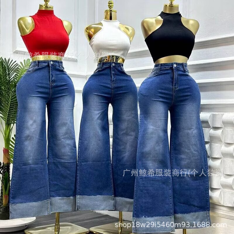 Women's Jeans New Women's Denim Pants Wholesale Boyfriend Jeans Available Cargo