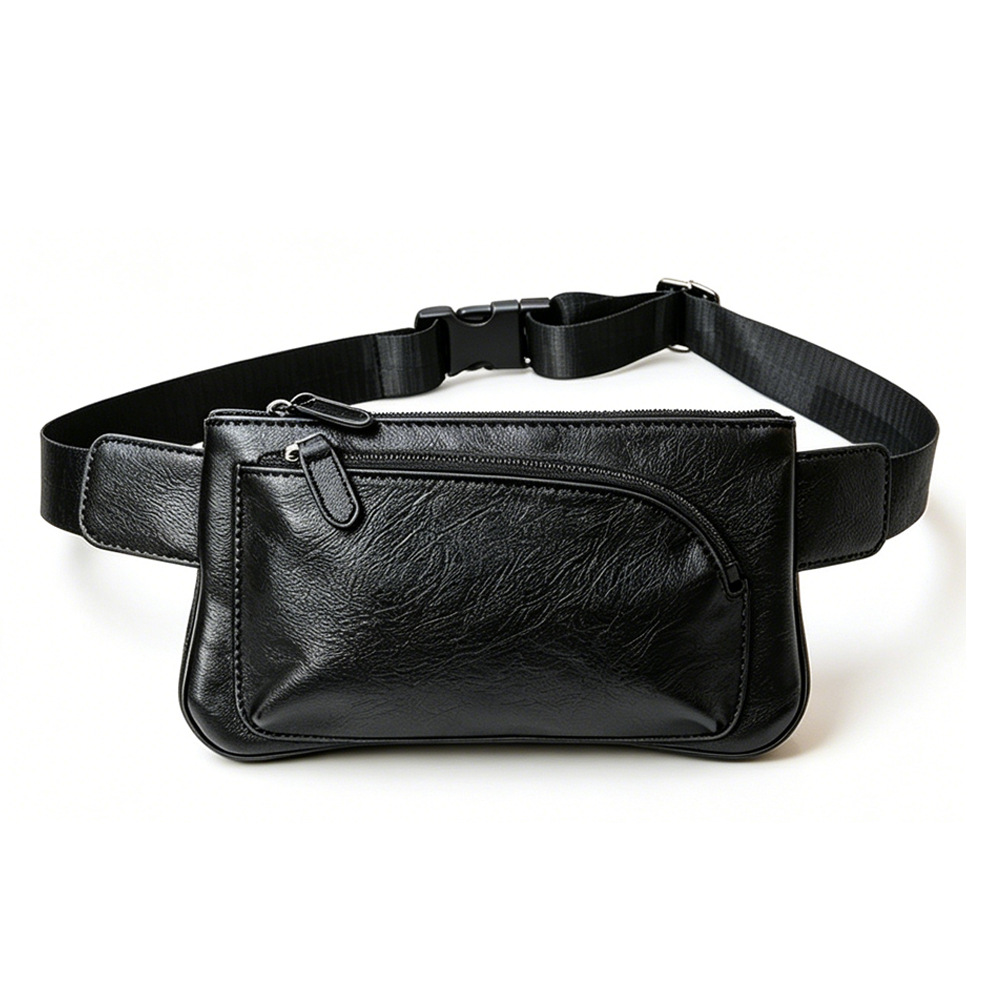New street fashion chest bag for trendy men, versatile waist bag, crossbody bag, chest bag, phone bag, single-shoulder plaid men's bag