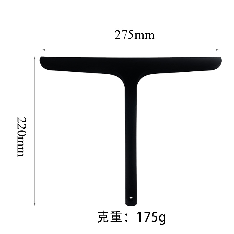 Fabricante Amazon baño vidrio limpiaparabrisas de silicona puerta de ducha raspador de silicona herramienta de limpieza de vidrio