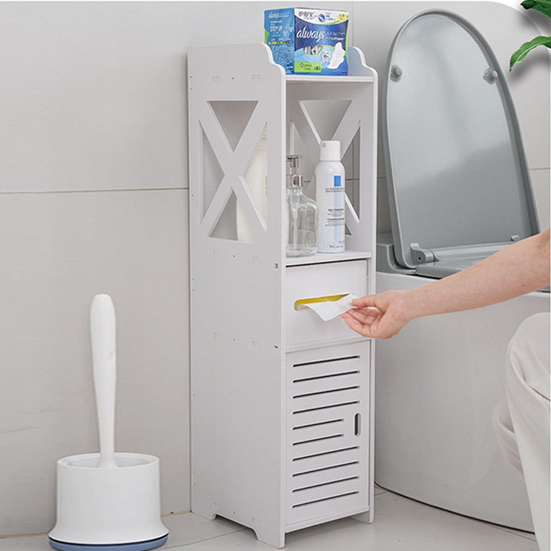 Bathroom Storage Rack, Toilet Rack, Side Cabinet, Bathroom Gap Storage Rack, Restroom Storage Rack, Space-Saving