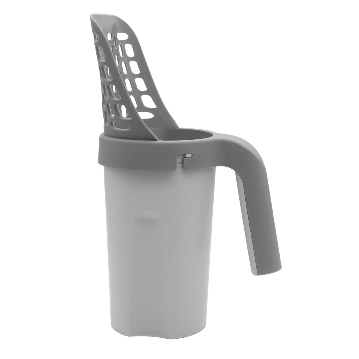 Pala para mascotas, mierda, bote de basura, gran pala de arena para gatos dos en uno, pala de arena para gatos integrada de plástico, productos de limpieza para gatos