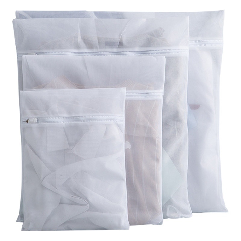 Bolsa de lavandería traje engrosada bolsa de lavado malla de espesor bolsa de malla de nylon clasificación limpieza ropa interior sujetador bolsa máquina de lavado