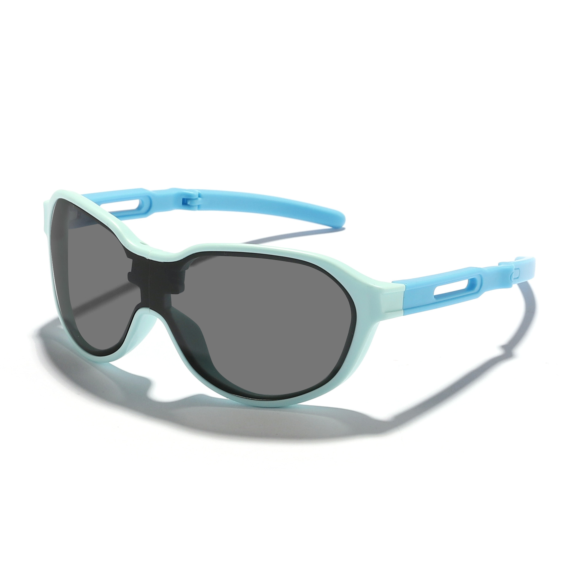 Gafas de sol de moda plegables portátiles para niños transfronterizos para niños y niñas gafas de sol a prueba de viento al aire libre Sunglasses