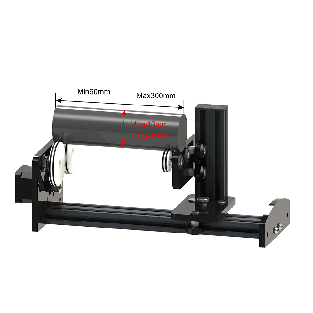 A款旋转轴适用范围