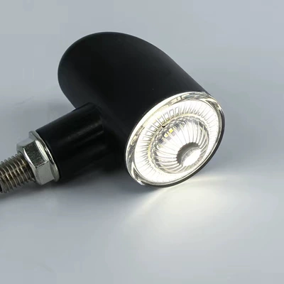 Dönmə işıqları Turn Signal 12V Modification - retro-small-swirl-daytime-white-turn-signal-yellow-pair