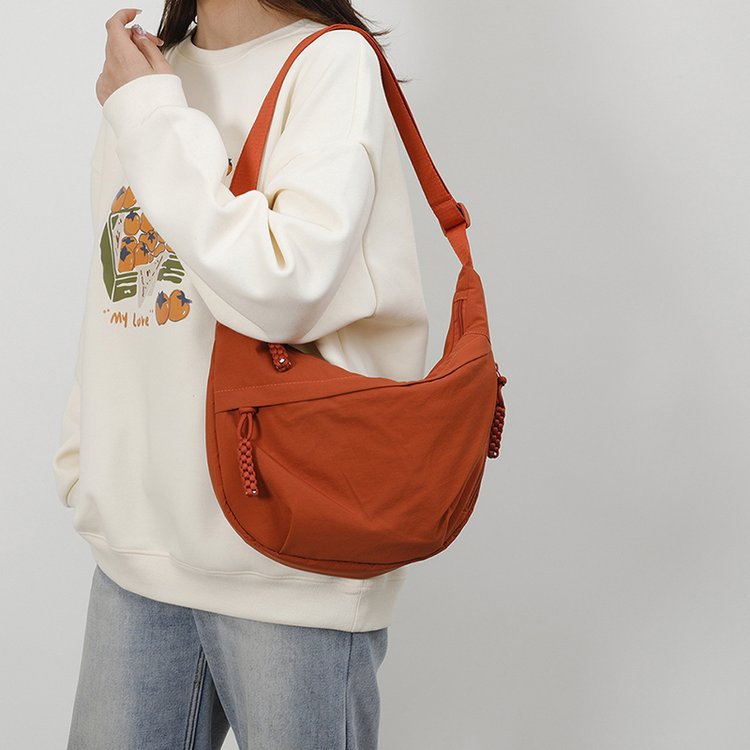 Crossbody Bag Dumpling Bag Women's 2025 New All-match Casual Shoulder Bag Large Capacity Sports Lightweight Small Bag