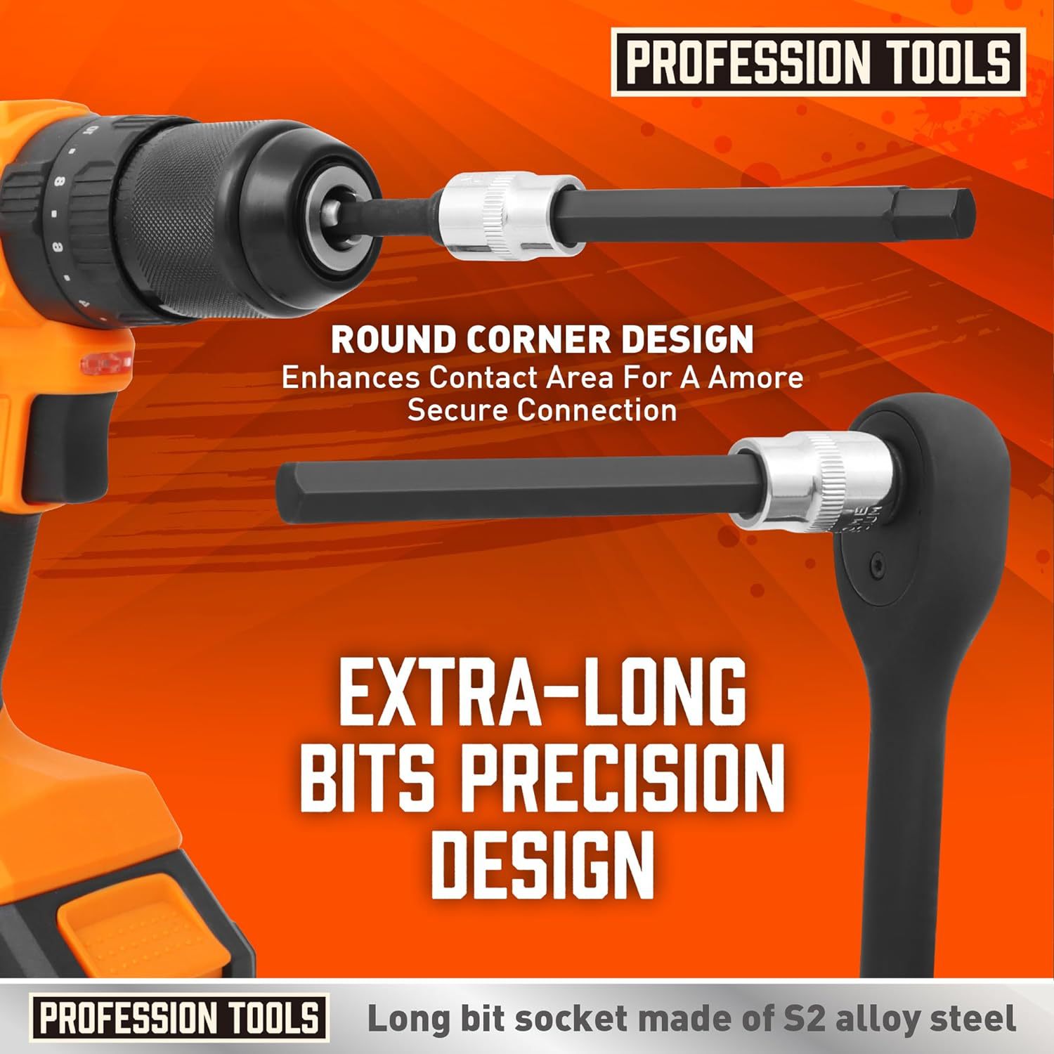 20 piezas de conjunto de manguito de tornillo hexagonal extra largo, conjunto de manguito hexagonal largo