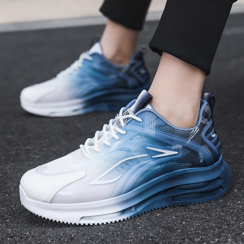 Zapatos para correr coloridos, moda, zapatos deportivos para hombres jóvenes de todo fósforo, zapatos casuales para estudiantes cómodos al por mayor