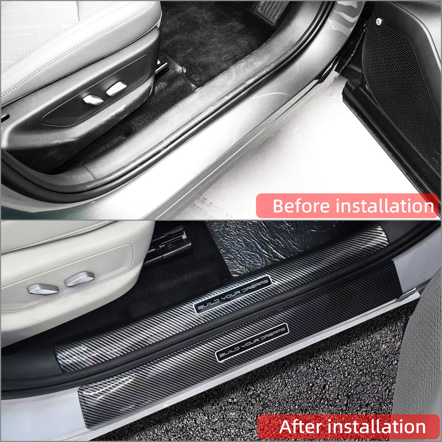 Compatible with 26 models of BYD Yuan Plus/ATTO3: door sill strips, welcome pedals, tailgate guards, interior modification accessories