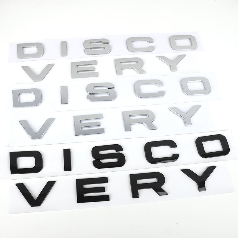 Suitable for Land Rover English Car Logo Range Rover Discovery Range Rover Evoque Hood Logo Letter Labeling