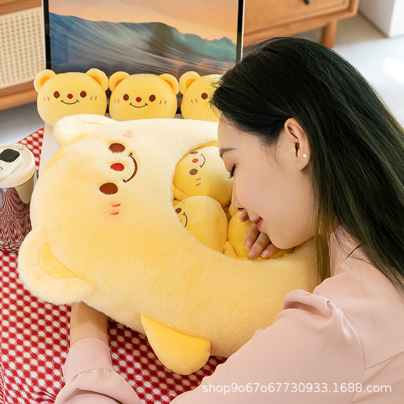 사랑스러운 카피 발라 카피 바라 스낵 베개 양고기 인형 돼지 인형 봉제 장난감 생일 선물 소녀