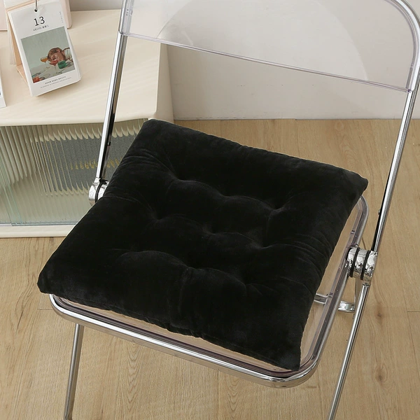 Crystal velvet nine-pin cushion--black