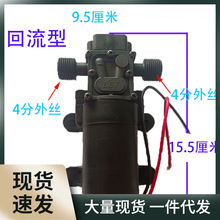 高压清洗设备泵管道家电清洗水泵12伏24V打压侧漏抽水隔膜泵