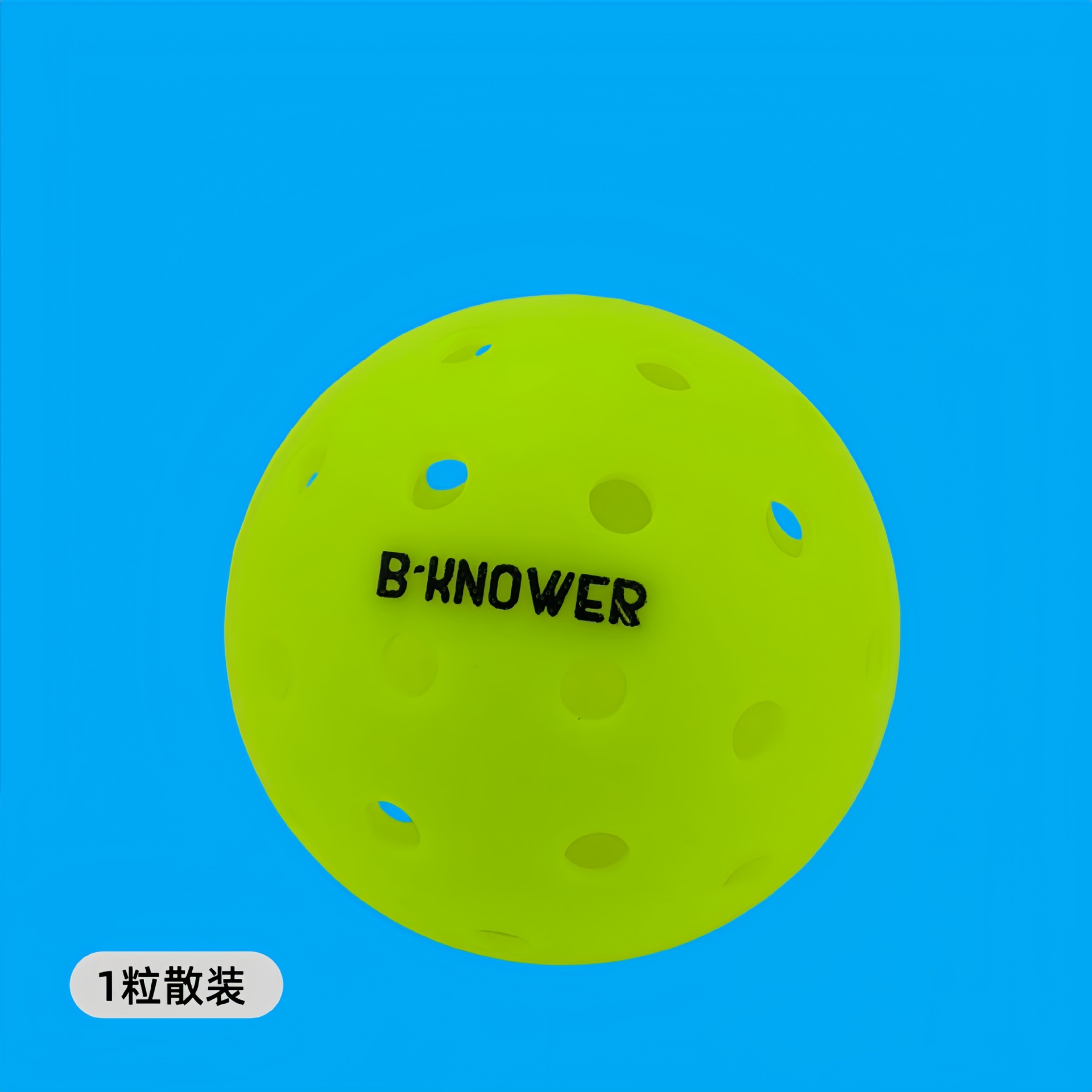 Factory Direct Sales Pe Material for Outdoor Use 40-Hole Plastic Pickleball Ready-Made Cross-Border High-Quality Sports Use