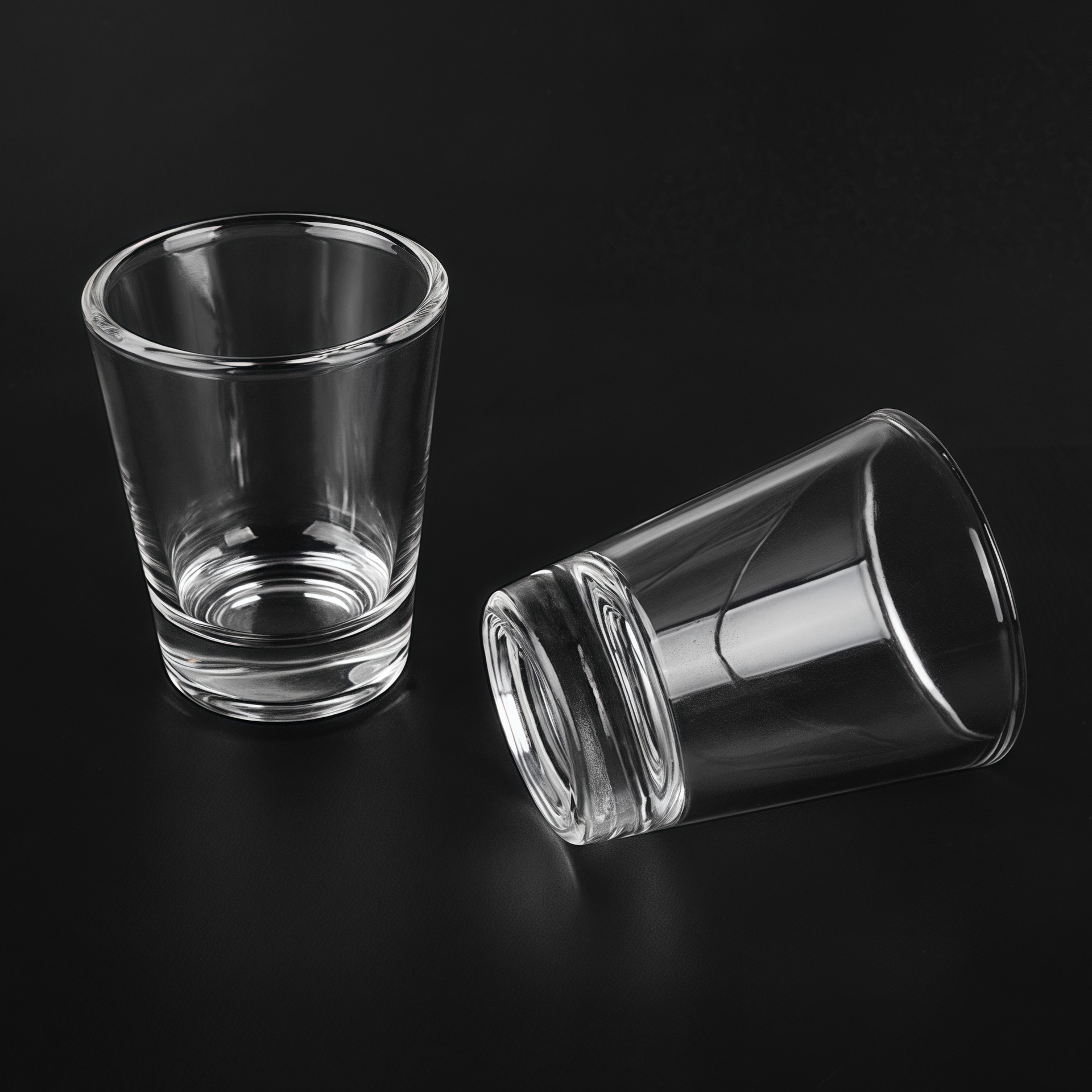 Vaso de vidrio de 50ml de color gradiente de turismo de reunión de recuerdos de tazas de 2oz tazas de vino personalizadas tazas de spray