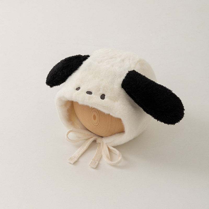 Invierno de peluche gorra de oídos para bebés lindos y super-hermosos perros gruesos calientes para niños y niñas a prueba de viento gorra Thunderfeng