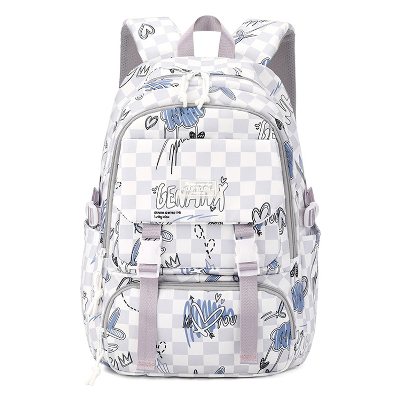 Peces naturales nueva mochila niños Escuela Primaria estudiante Grado tres a seis mochila chica mochila Venta caliente entrega transfronteriza