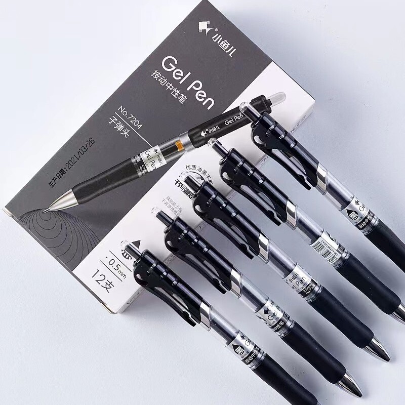 クラシック K35 プレスゲルペン 0.5 ミリメートル弾丸ヘッド学生試験オフィス文具速乾性署名ペン水性ペン|undefined