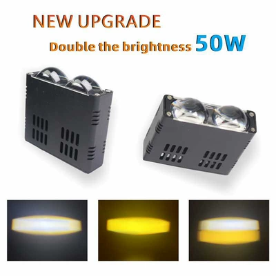 Double lens led fan spotlight İşçi projektorları
