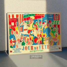 工厂直供JOUR-DE-FETE民宿酒店会所壁画抽象人物装饰画艺术挂画