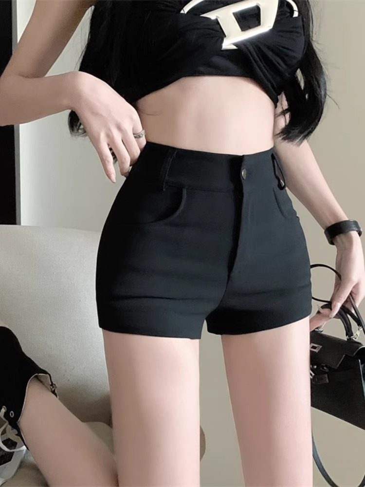 Classic suit jacket, autumn shorts, leggings, trousers, high waist, tight, A-line