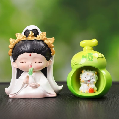 Decoration Set — Car ornaments - gourd-pixiu-ornaments-dguanyin