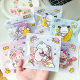 Cartoon three sides sealed packaging bag kindergarten children's day snacks candy biscuits baking self-sealing bag in stock wholesale