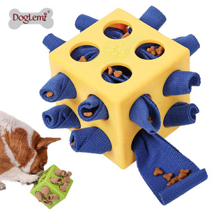 Pet Leakage Dog Rubik's Cube Toy Grinding Teeth Cleaning Pet Toy Educational Leakage Toy Dog Pet Supplies