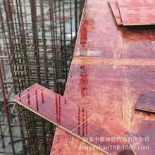 江西红模板建筑层板工地施工建筑模板木板不进水周转6次以上