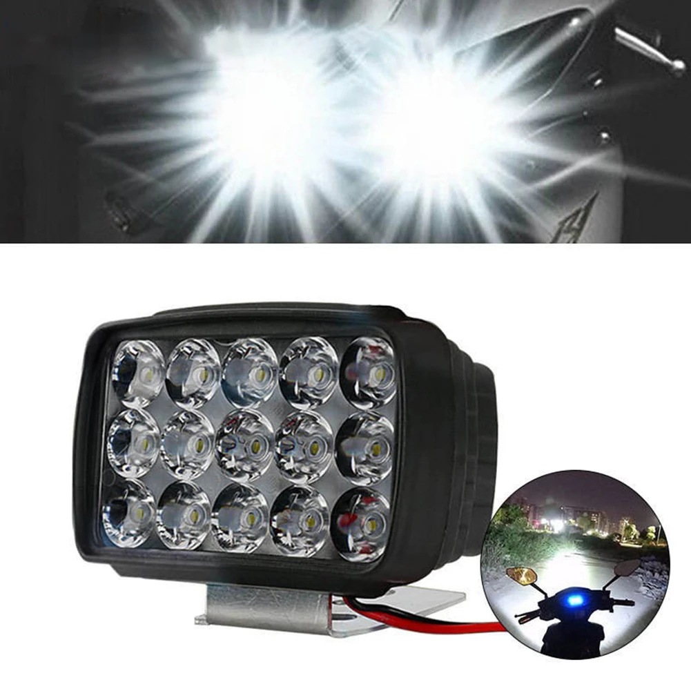 1pcs-Motorcycle-Headlight-15LE