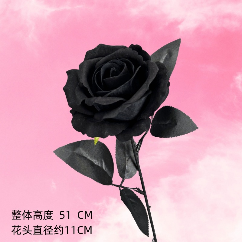 Flor de rosa simulada franela de una sola mano cascada de rosas flor simulada boda decoración del hogar decoración flor falsa al por mayor