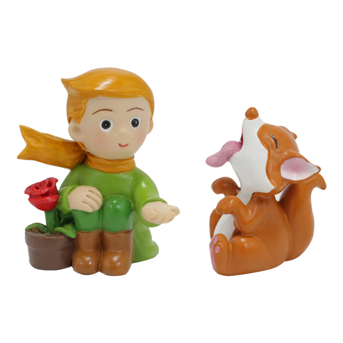 Little Prince and Fox Lazy Man Automatic Flower Watering Drip Irrigation Adjustable Dripper Sipper Flow Rate Potted Decorative Pendulum
