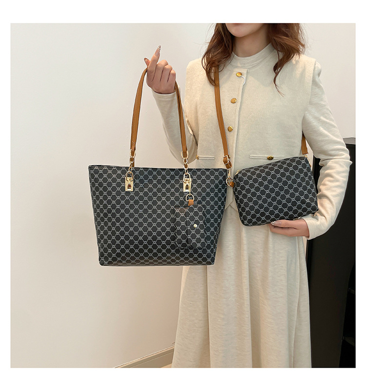 750g Weight Zipper Closure Type Double Shoulder Straps Strap Type Bag Sets Bags Type Daily Occasion PU Material Women's Backpack Backpack Geometric Pattern All Seasons Season Women's Gender Elegant, Basic Style Square Shape Women's PU Geometric Elegant Basic Square Zipper Bag Sets 10