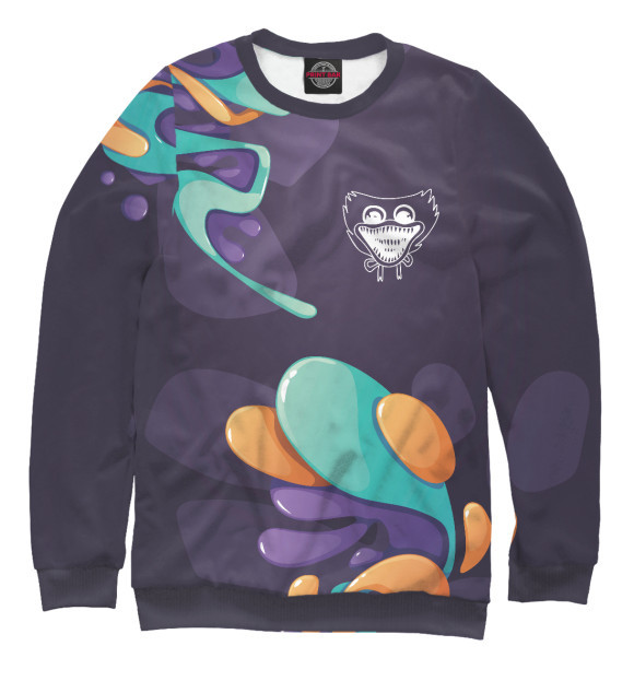 Hombres y mujeres con la misma primavera y otoño sudadera suelta de manga larga suéter de cuello redondo estación independiente transfronteriza Rusia venta caliente impresión 3D