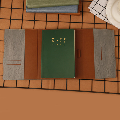 Amazon Cross-border Business Insert-type Notebooks, Literary and Exquisite Office Work Notebooks, Custom Logo