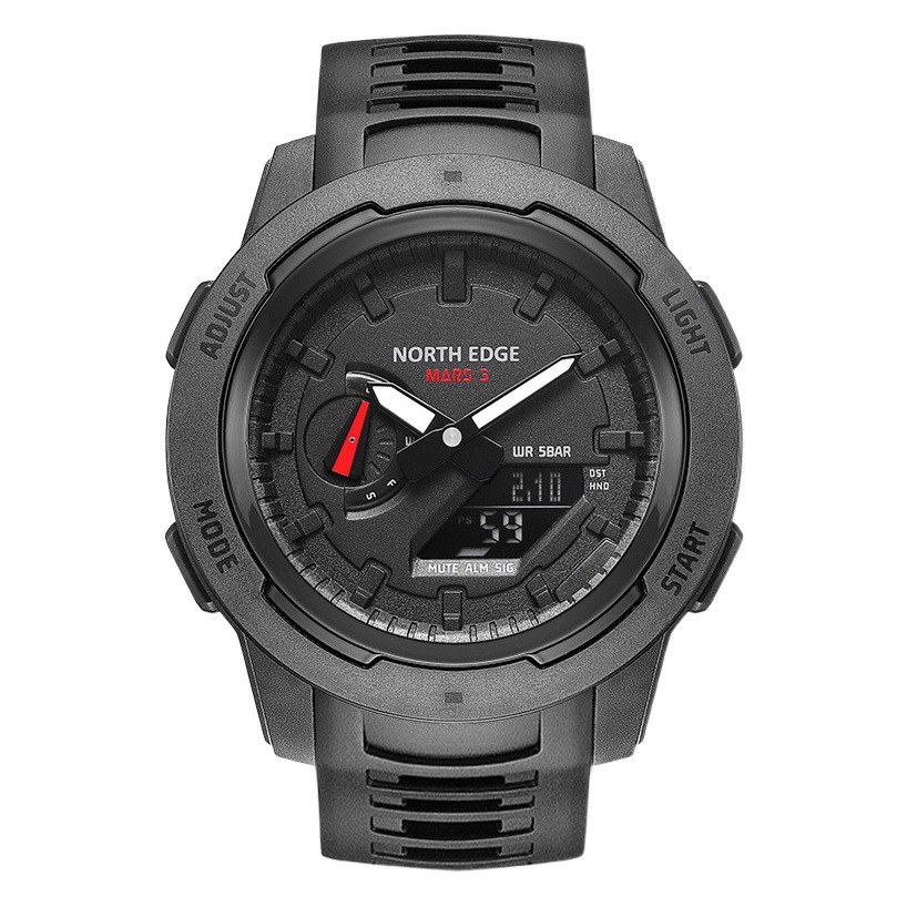 Reloj deportivo Reloj digital para estudiantes resistente al agua de fibra de carbono