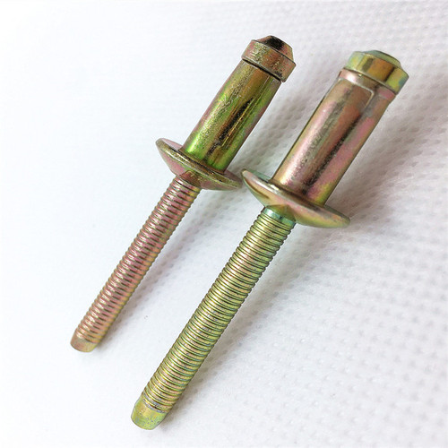 Good seahorse type round head all-iron rivets high-strength Loco type core blind rivets free samples factory direct sales