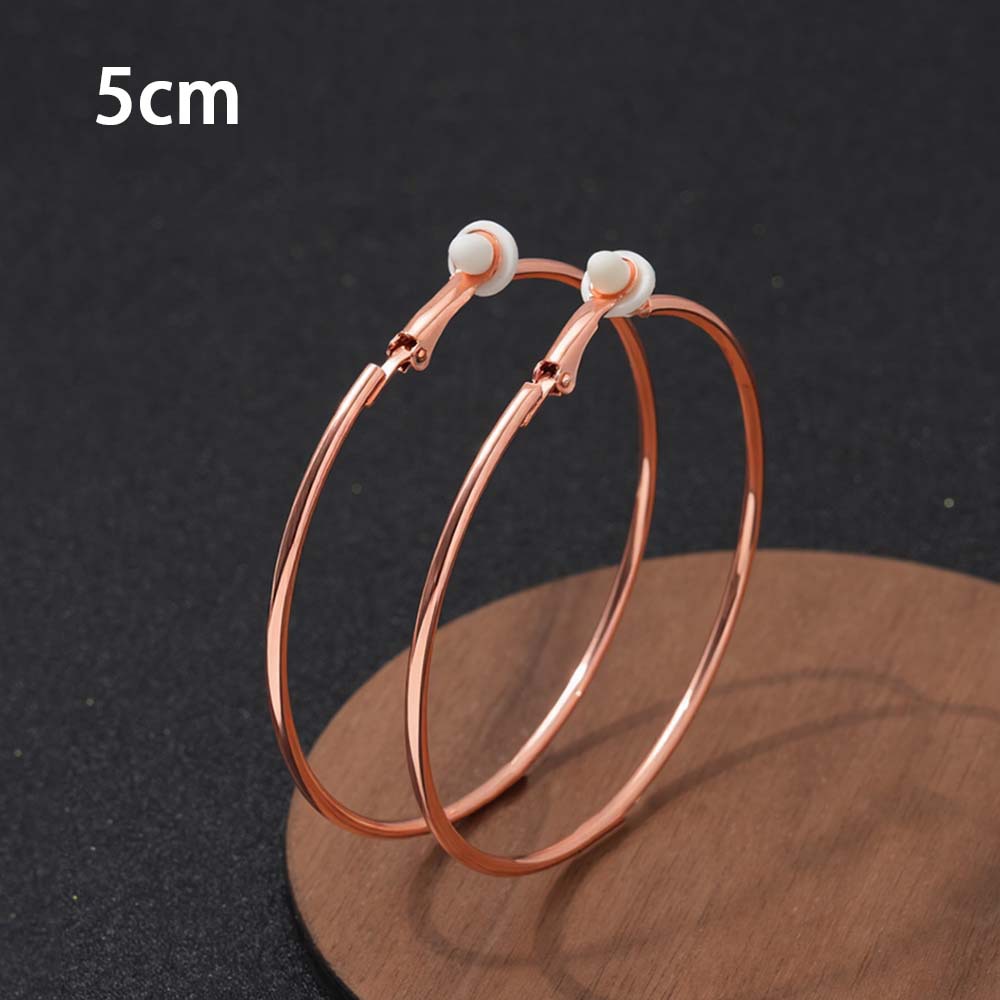 귀없는 5cm 로즈 골드