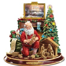Christmas Decoration Sticker Santa Claus Christmas Tree Rota