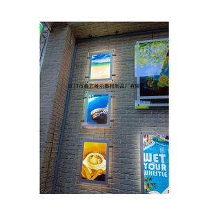 European and American Export Quality Ce Certification Acrylic Light Box Led Hanging Single-Sided Crystal Light Box A1A2A3A4