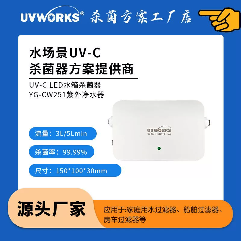 Двухточечный стерилизатор с быстрым интерфейсом УФ-стерилизатор CW251 бытовой стерилизатор