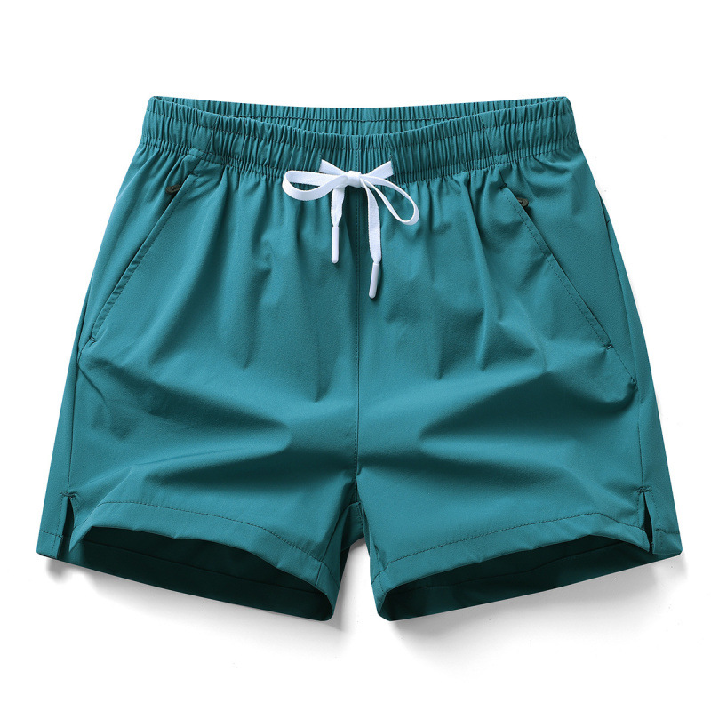 Pareja de hielo rápido secado pantalones cortos deportivos para hombres de verano elásticos sueltos fitness ocio entrenamiento de carreras panty