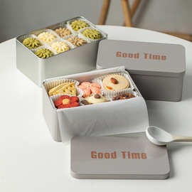 铁盒空盒简约原色风烘焙马口曲奇甜品子包装批发独立站代发速卖通