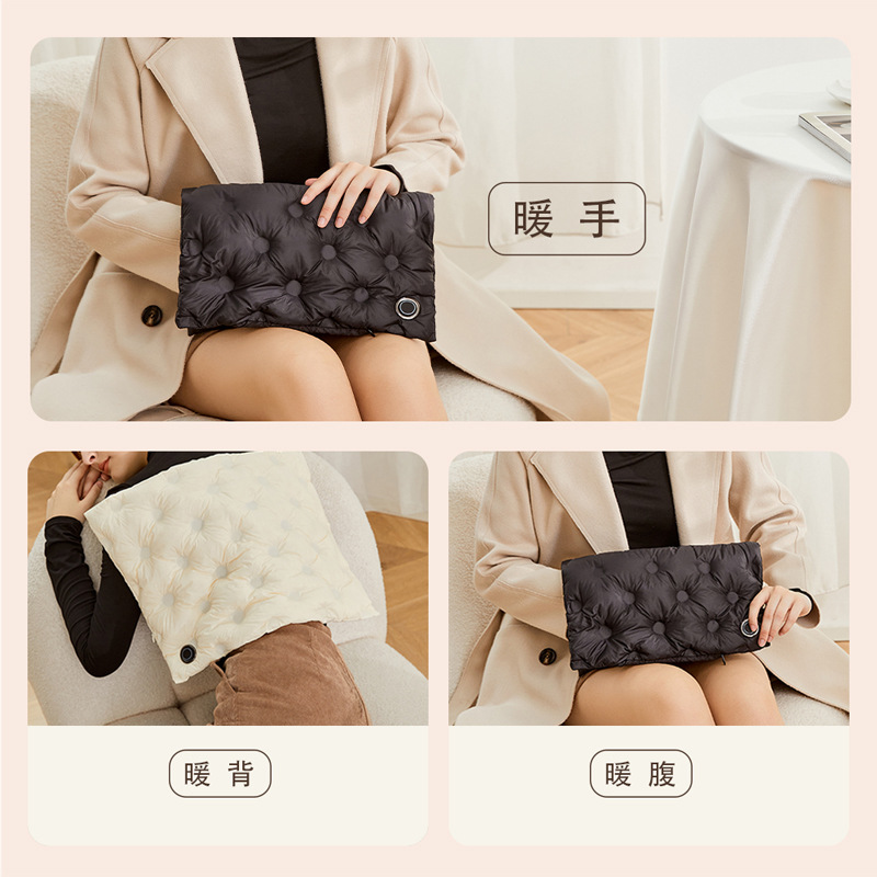 Smart graphene warm handbag down waterless plug-in heating customized portable long-lasting constant temperature electric hand warmer