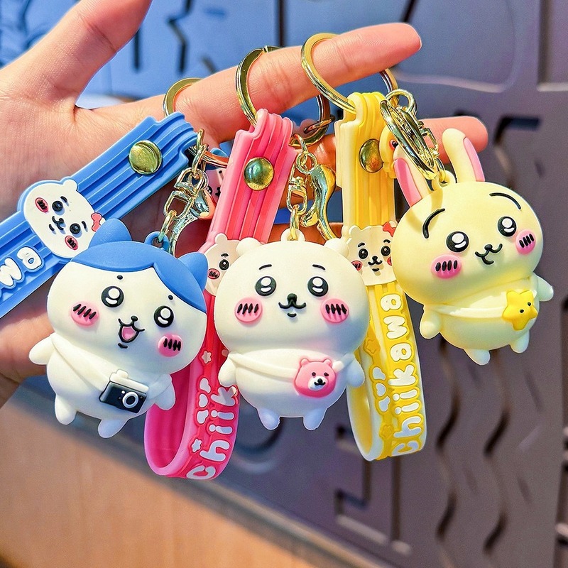 漫画チイカワキーホルダークロスボーダーチイカワ人形カップルバッグカーペンダント小さなギフト卸売|undefined