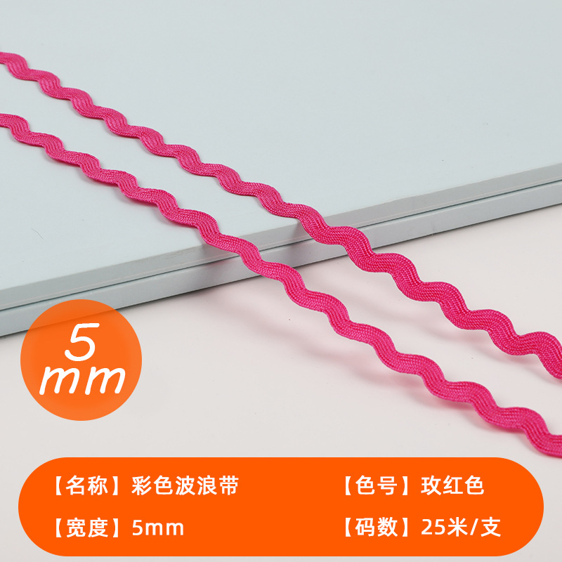 Spot 5-10mm saguero ondulado correas color S con encaje curva con cordón ondulado