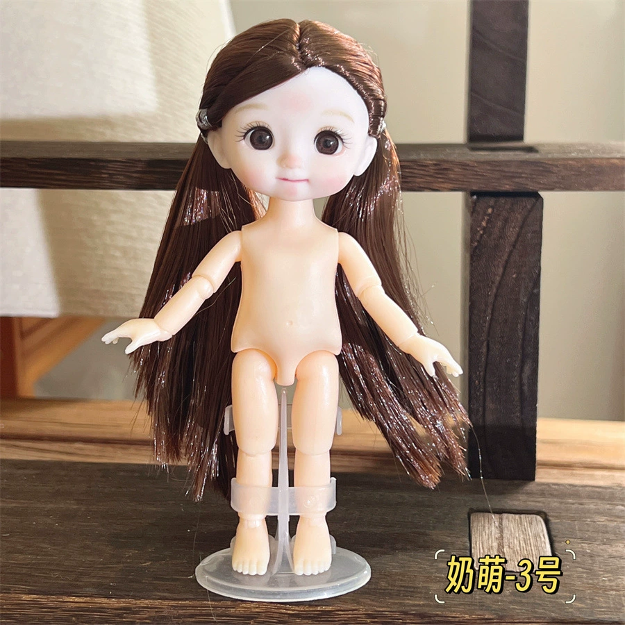 Милая кукла для переодевания, игрушка, 17 см, 3D